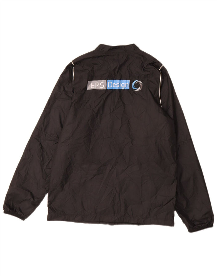 Nike Jungen-Regenjacke mit Grafik, 12–13 Jahre, groß, schwarzes Polyester