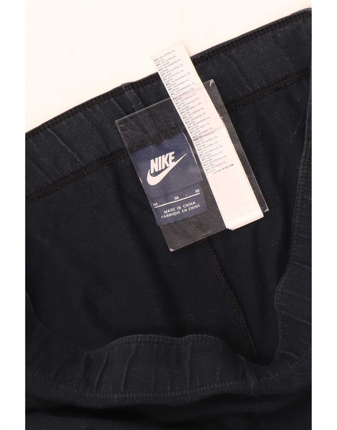Nike Womens Graphic Leggings UK 14 Mittelschwarze Baumwolle