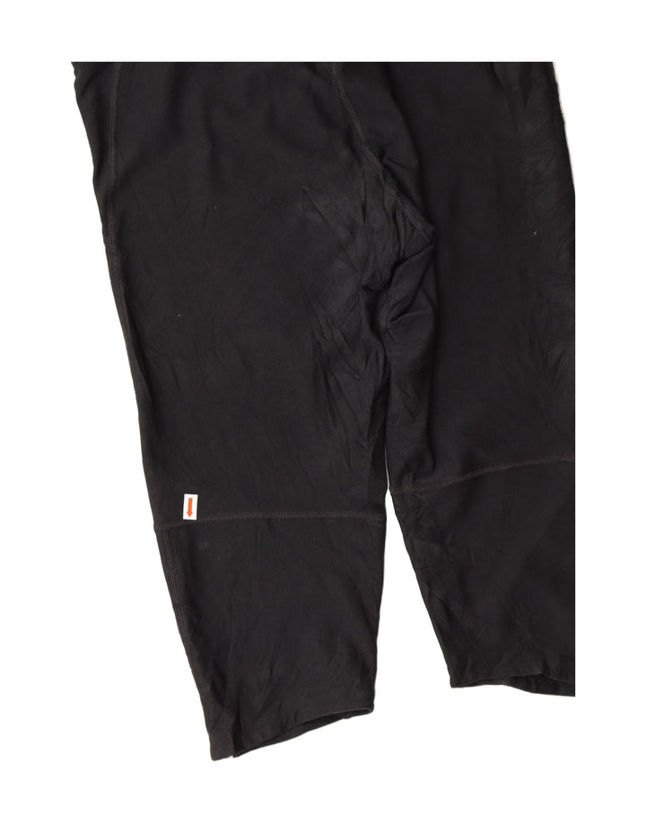 NIKE Womens Dri Fit Capri Leggings UK 14 Medium  Black Polyester Vintage Nike and Second-Hand Nike from Messina Hembry 