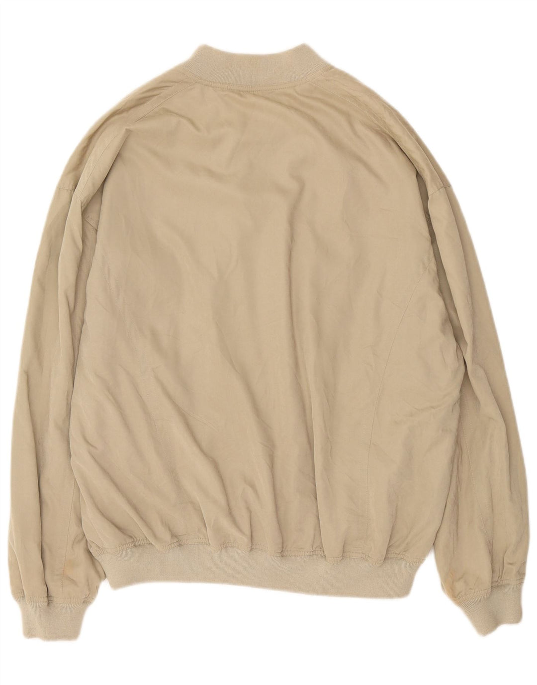 Navigare Herren Bomberjacke UK 42 XL Beige Viskose