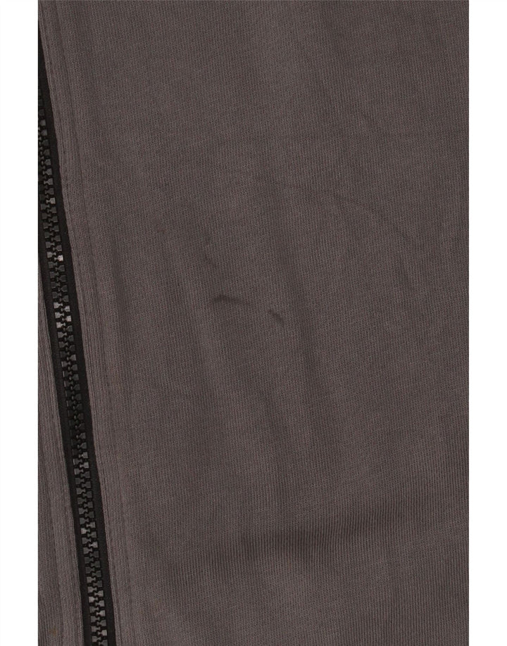 Hugo Boss Herren-Trainingsanzugoberteil, Jacke, 2XL, graue Baumwolle