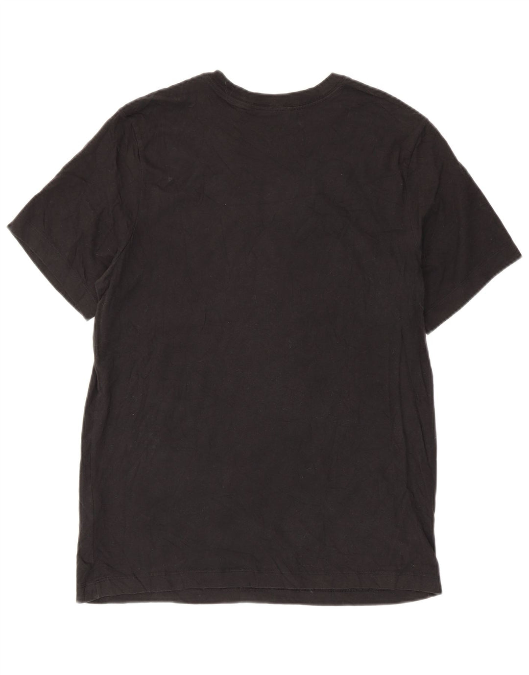 Nike Herren-T-Shirt mit Grafik, mittelgroß, schwarze Baumwolle