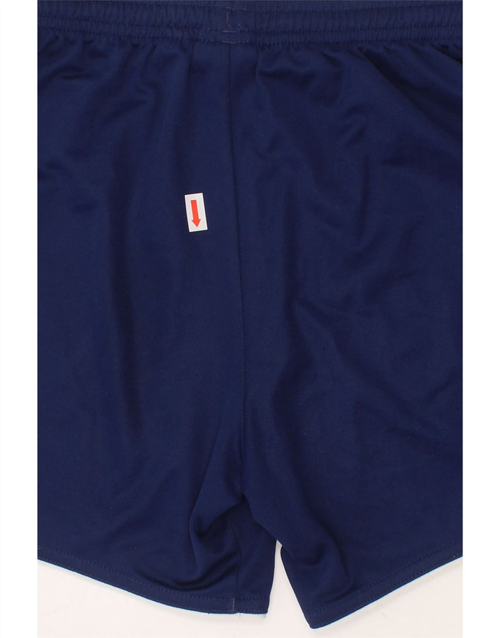 ADIDAS Boys Climalite Sport Shorts 9-10 Years Navy Blue Polyester Vintage Adidas and Second-Hand Adidas from Messina Hembry 