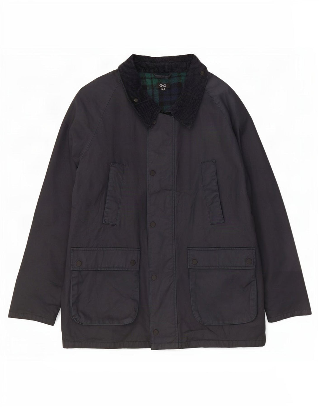 OVS Herrenjacke aus gewachster Baumwolle UK 42 XL Schwarz
