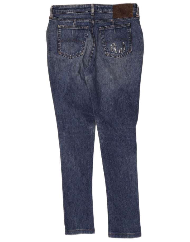 Armani Damen Skinny Jeans W30 L29 Blaue Baumwolle