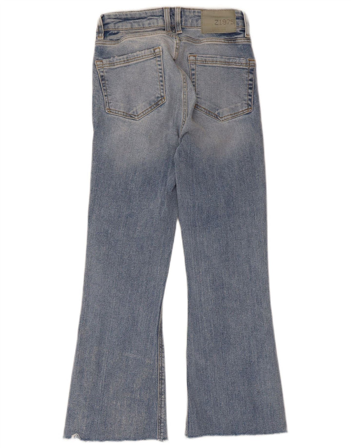 Zara Damen Schlagjeans EU 34 2XS W24 L24 Blau