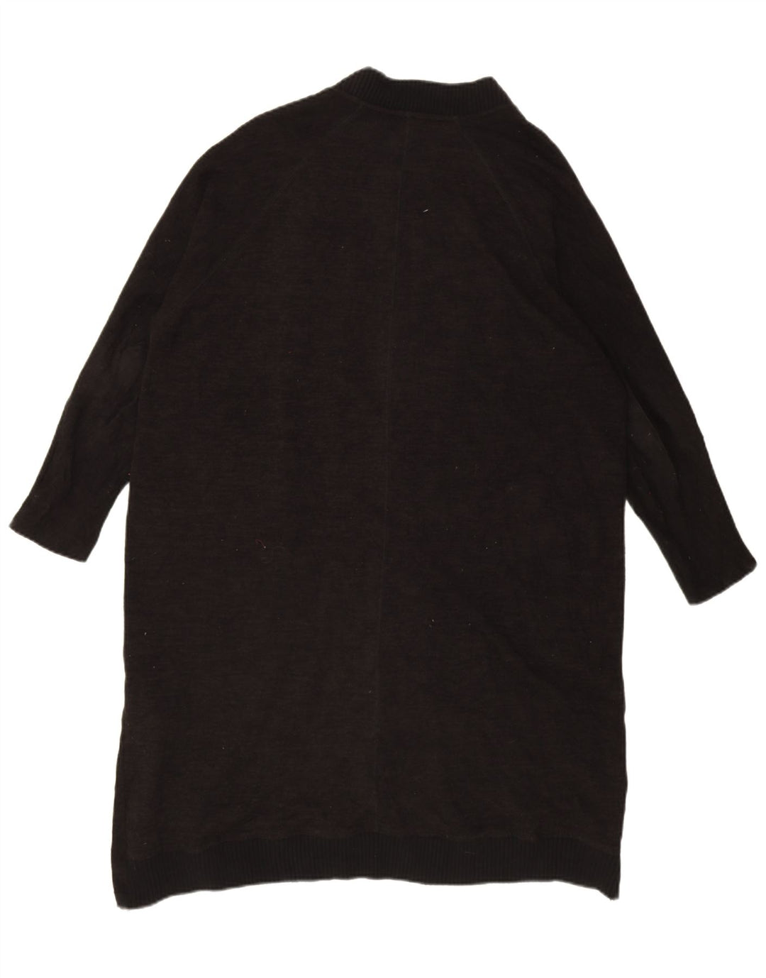 Zara Damen-Strickjacke, übergroß, lang geschnitten, Gr. 40, Größe L, Schwarz, Polyester