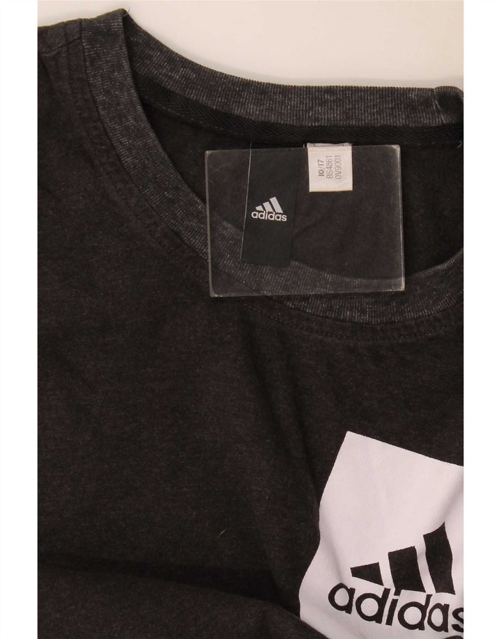 Adidas Herren T-Shirt Top Medium Schwarz