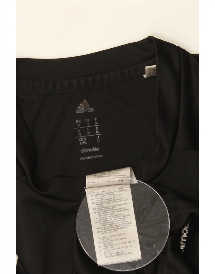 Adidas Herren Climalite Graphic T-Shirt Top Medium Schwarz Polyester