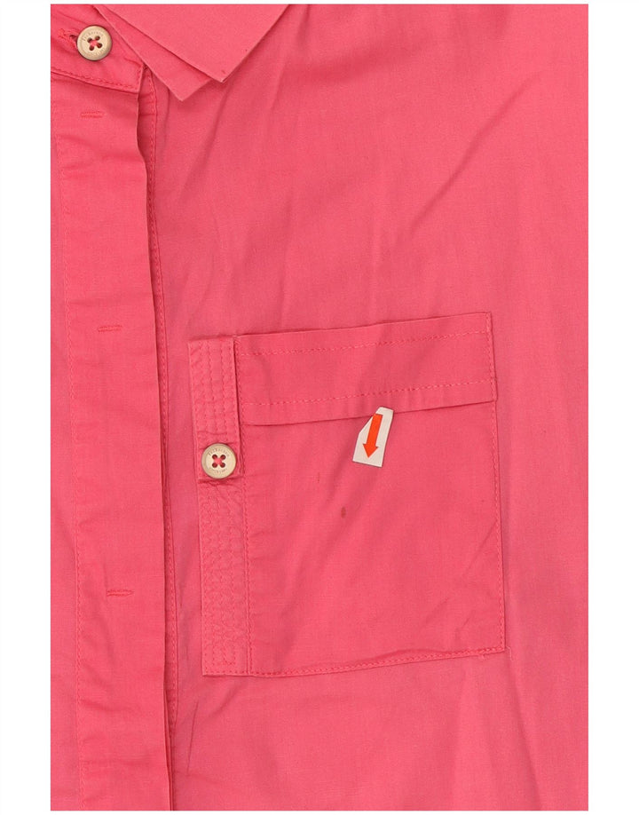 Jeckerson Damen-Pulloverhemd mit 3/4-Ärmeln, UK-Größe 10, Größe S, Rosa, Baumwolle