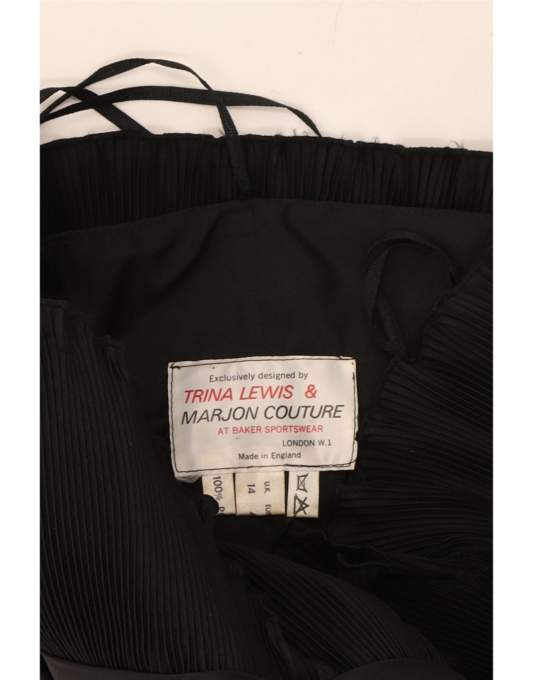 TRINA LEWIS & MARJON COUTURE Womens Maxi Dress UK 14 Medium Blue Vintage Trina Lewis & Marjon Couture and Second-Hand Trina Lewis & Marjon Couture from Messina Hembry 