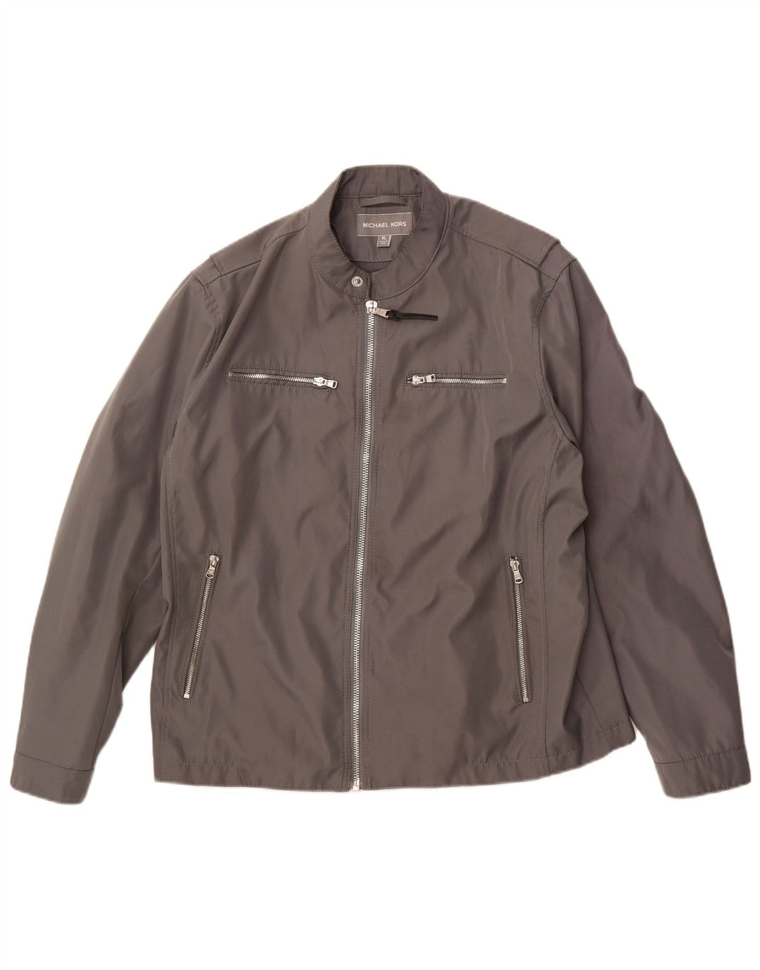 MICHAEL KORS Herren Utility Jacke UK 42 XL Grau Polyester