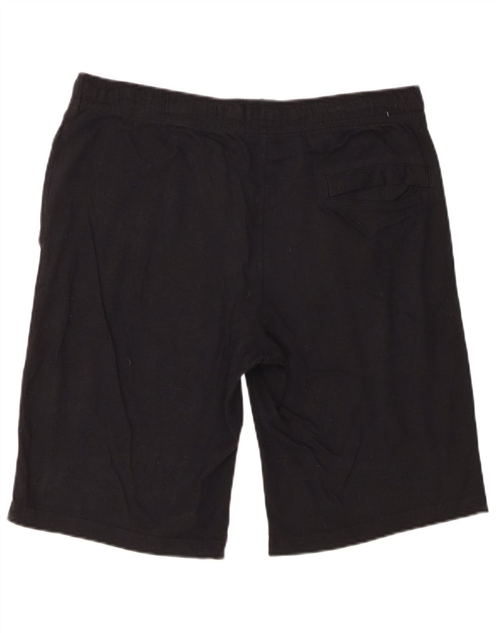 Nike Herren-Sportshorts, groß, aus schwarzer Baumwolle