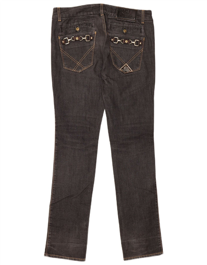 ROY ROGERS Womens Slim Jeans IT 44 Medium W30 L34 Black