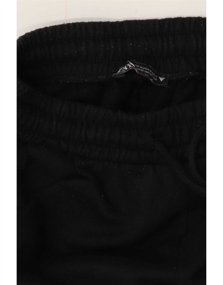 Zara Damen Trainingshose Jogger UK 14 Medium Schwarz