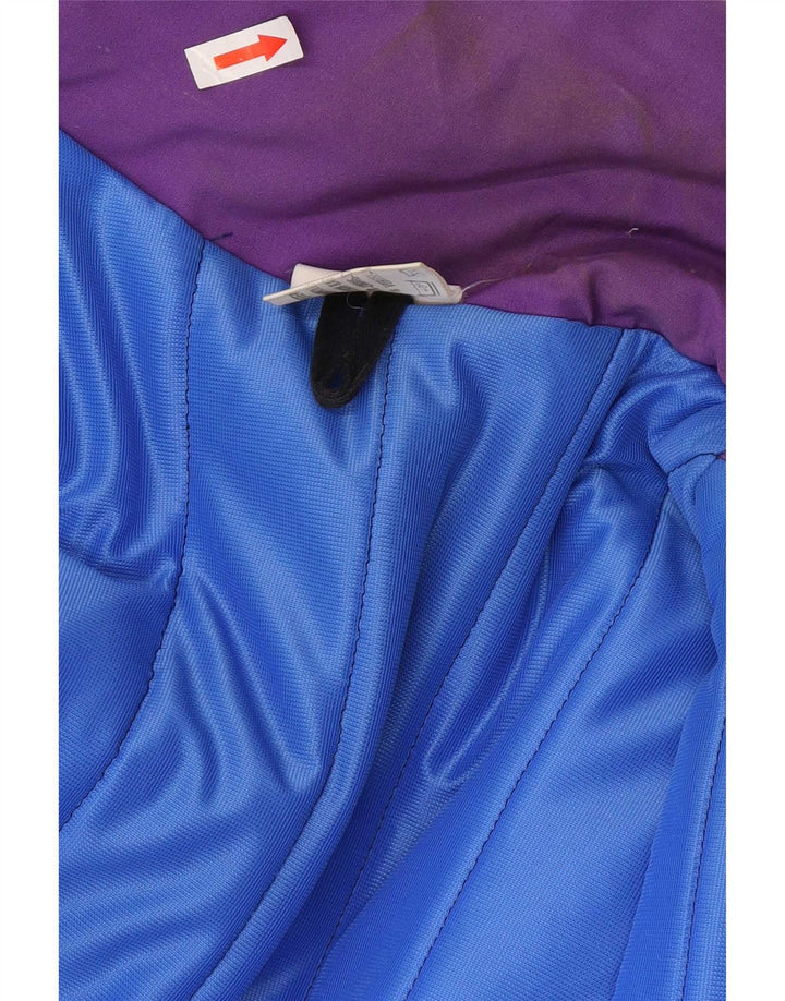 Vintage Damen Gepolsterter Mantel UK 18 XL Lila Polyester