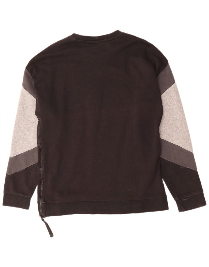 Nike Herren-Sweatshirt mit Grafik, mittelgroß, Schwarz, Farbblock