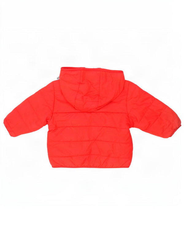 Adidas Baby-Jungen-Kapuzenjacke, gepolstert, 3–6 Monate, rotes Polyester
