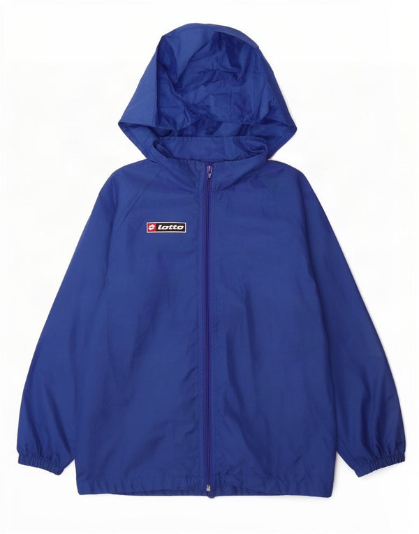Lotto Mädchen-Regenjacke mit Kapuze, 11–12 Jahre, Blau