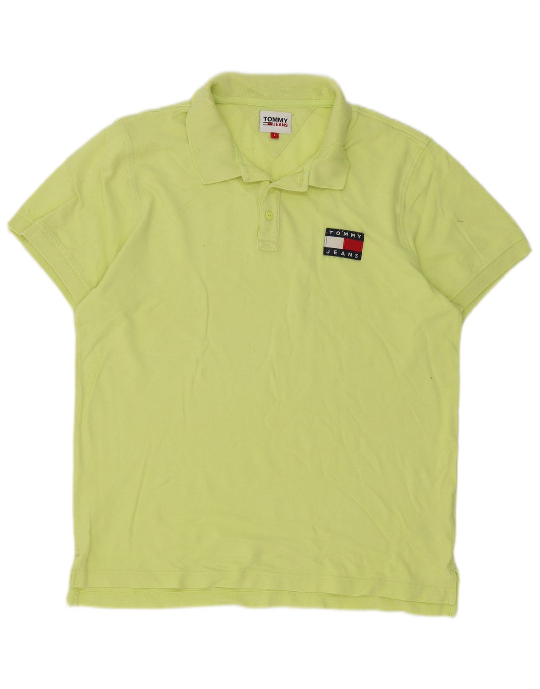 Tommy Hilfiger Herren-Poloshirt, große grüne Baumwolle