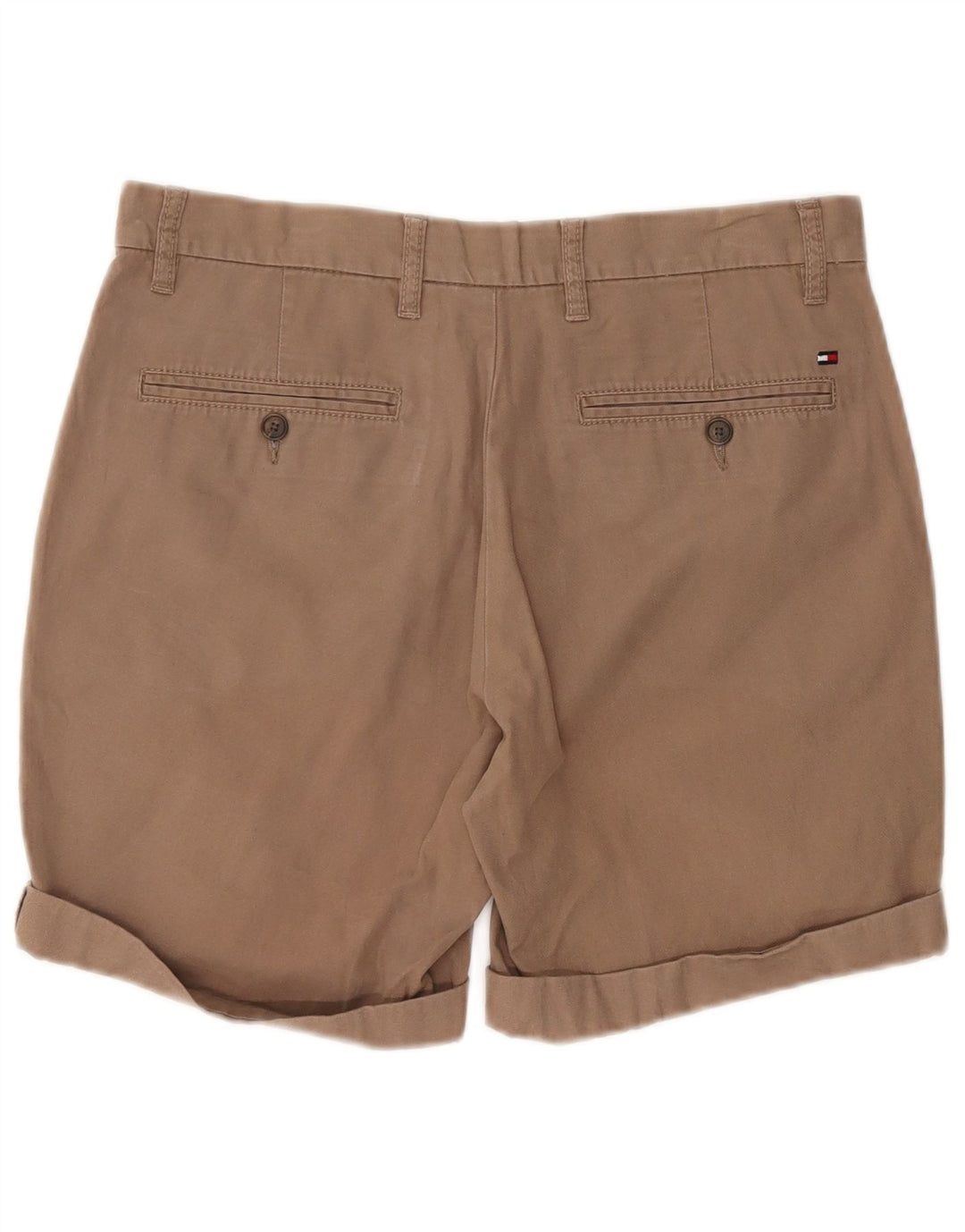 Tommy Hilfiger Herren Chinoshorts W32 Mittelbeige Baumwolle
