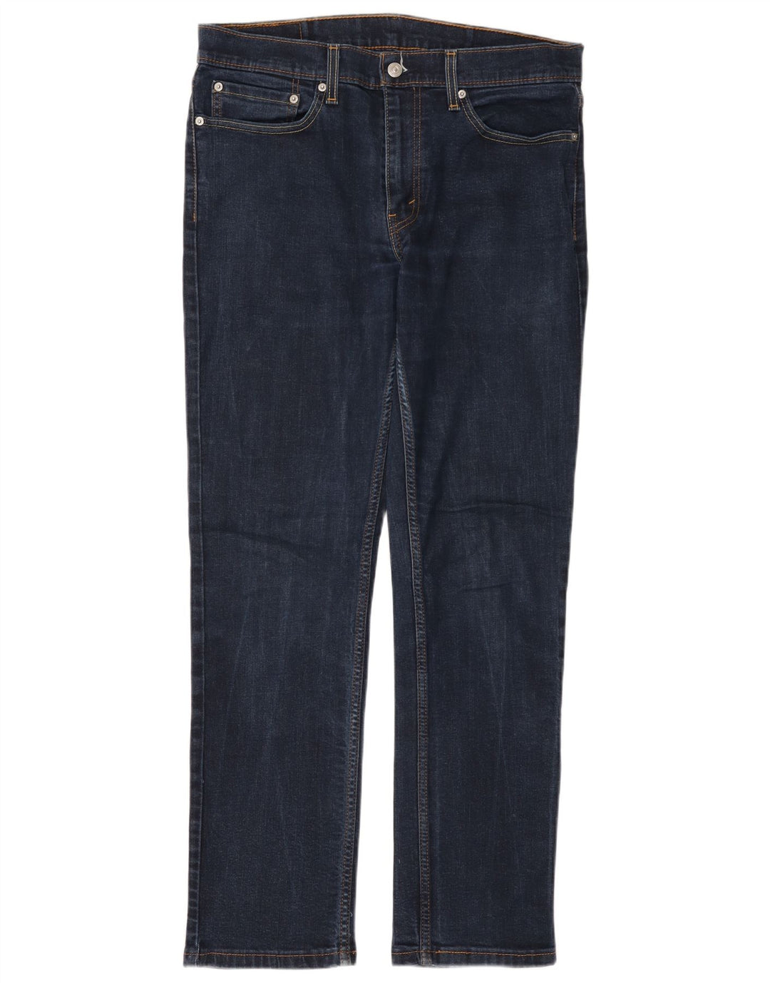 LEVI'S Herren 511 Slim Jeans W34 L32 Marineblaue Baumwolle