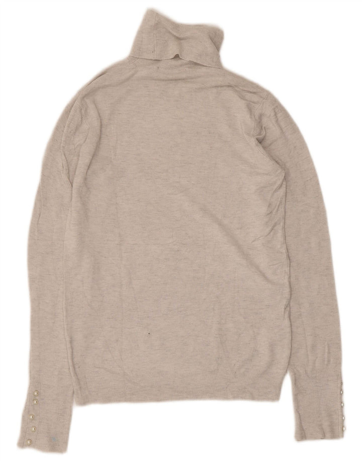 Rollkragenpullover für Damen von Zara, Gr. 12, Mittelgrau