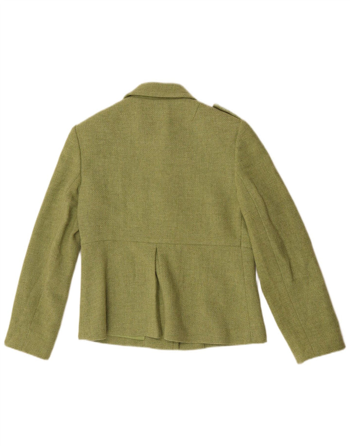 Banana Republic Damen-Blazer mit 4 Knöpfen im Militär-Stil, Größe UK 12, Mittelgrün