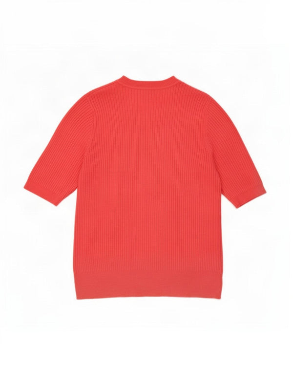 Marks & Spencer Damen-Pullover mit Rundhalsausschnitt, Gr. 14, Rosa