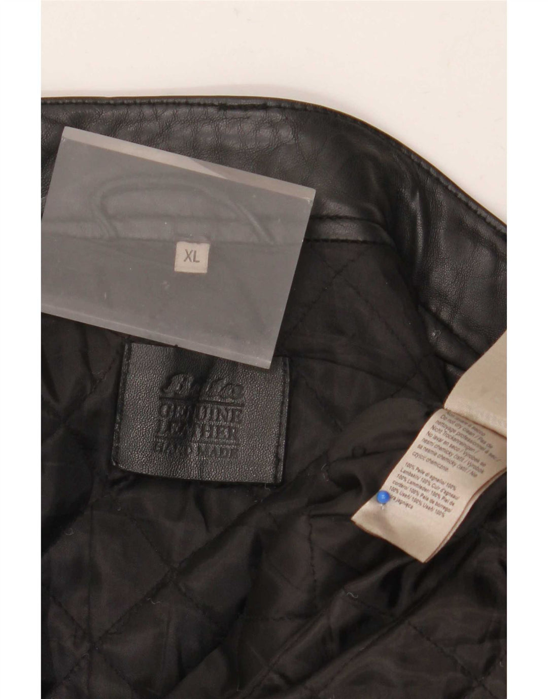Bata Herren Lederjacke UK 42 XL Schwarz