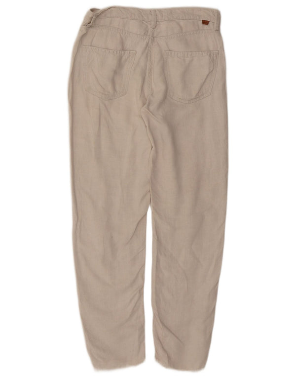 Massimo Dutti Damen Slim Freizeithose EU 36 XS W26 L26 Beige