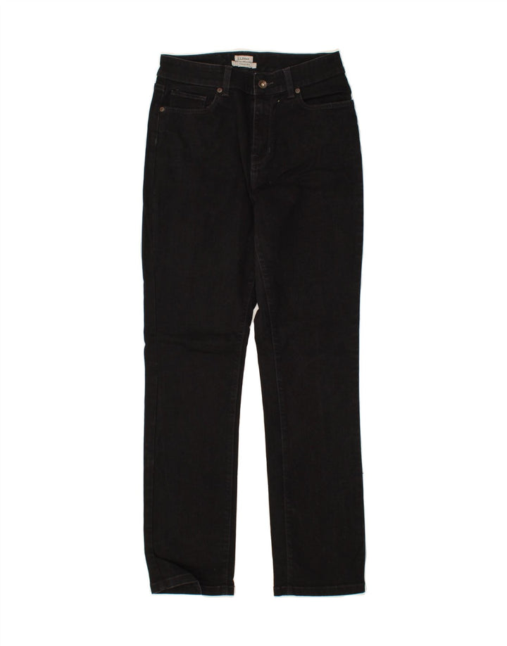 L.L.BEAN Womens Classic Fit Straight Jeans US 6 Medium W28 L30 Black Vintage L.L.Bean and Second-Hand L.L.Bean from Messina Hembry 
