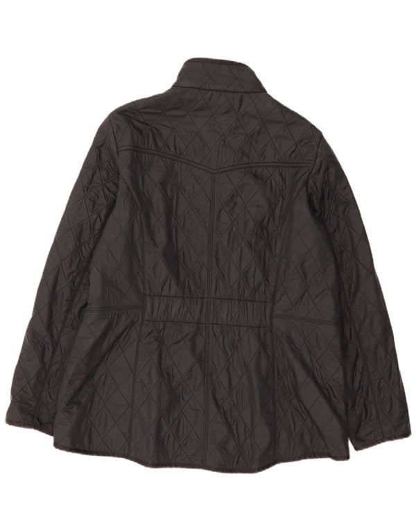 Barbour Womens Quilted Jacket UK 20 2XL Black