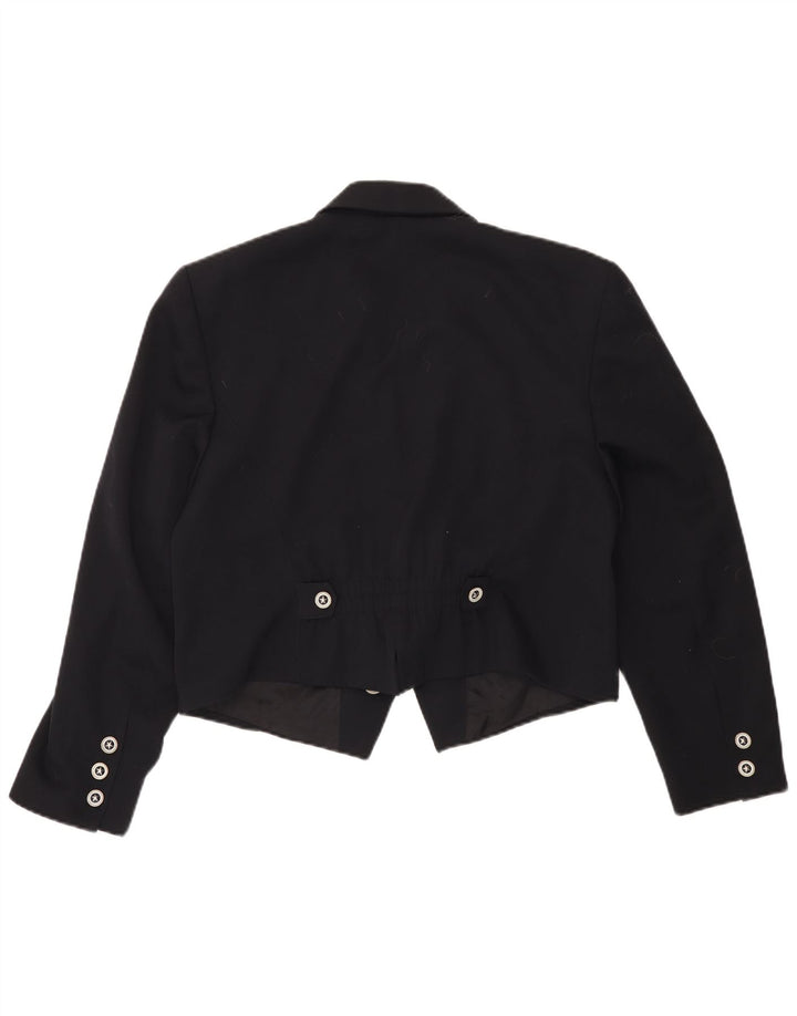 Trevira Damen Zweireihige Blazerjacke UK 16 Large Marineblau