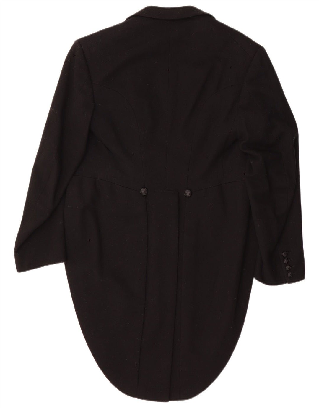 Vintage Herren Tailcoat Blazer Jacke UK 36 Small Schwarz