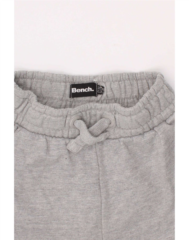 Bench Jungen-Sportshorts mit Grafik, 9–10 Jahre, graue Baumwolle