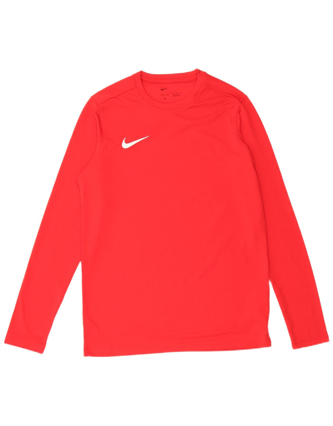 Nike Herren Dri Fit Top Langarm Mittelrotes Polyester