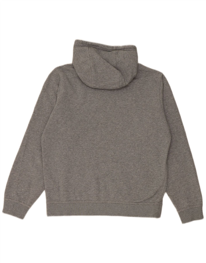 Nike Herren-Kapuzenpullover mit Grafik, mittelgraue Baumwolle