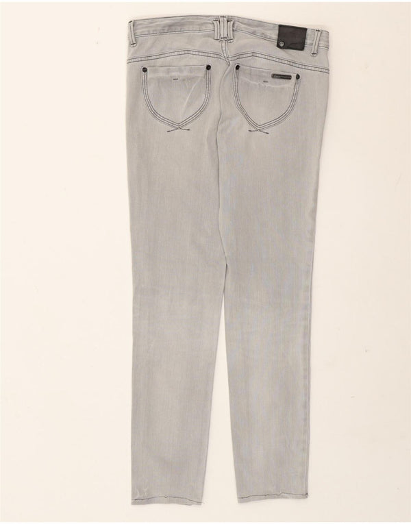 Armani Exchange Damen Low Waist Slim Jeans US 6 Medium W28 L28 Graue Baumwolle