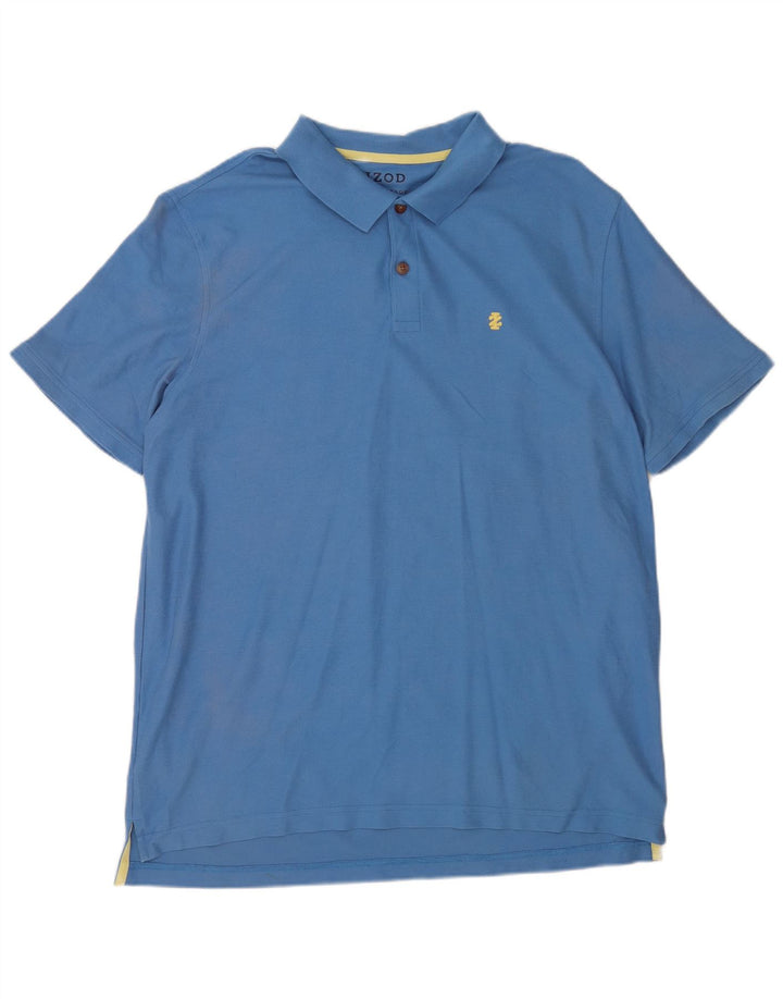 Izod Herren Poloshirt XL Blau Baumwolle