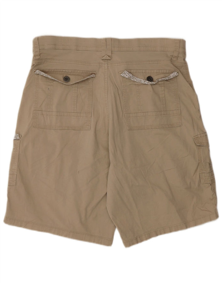 LEE Damen Cargoshorts US 14 XL W34 Beige Baumwolle