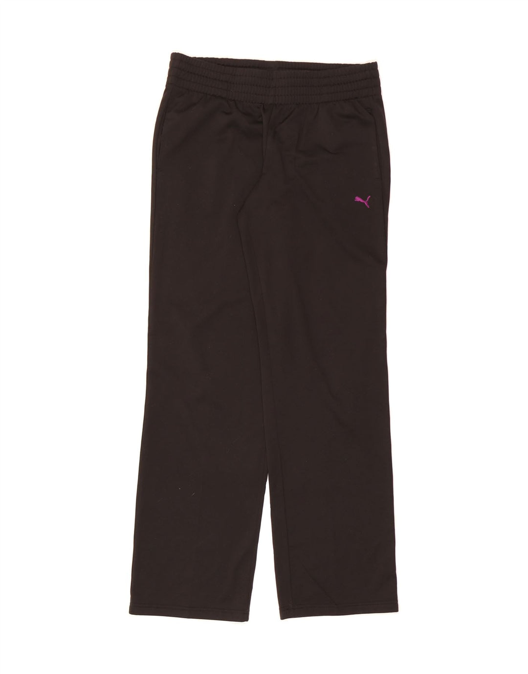 PUMA Womens Tracksuit Trousers UK 14 Large Black Polyester Vintage Puma and Second-Hand Puma from Messina Hembry 