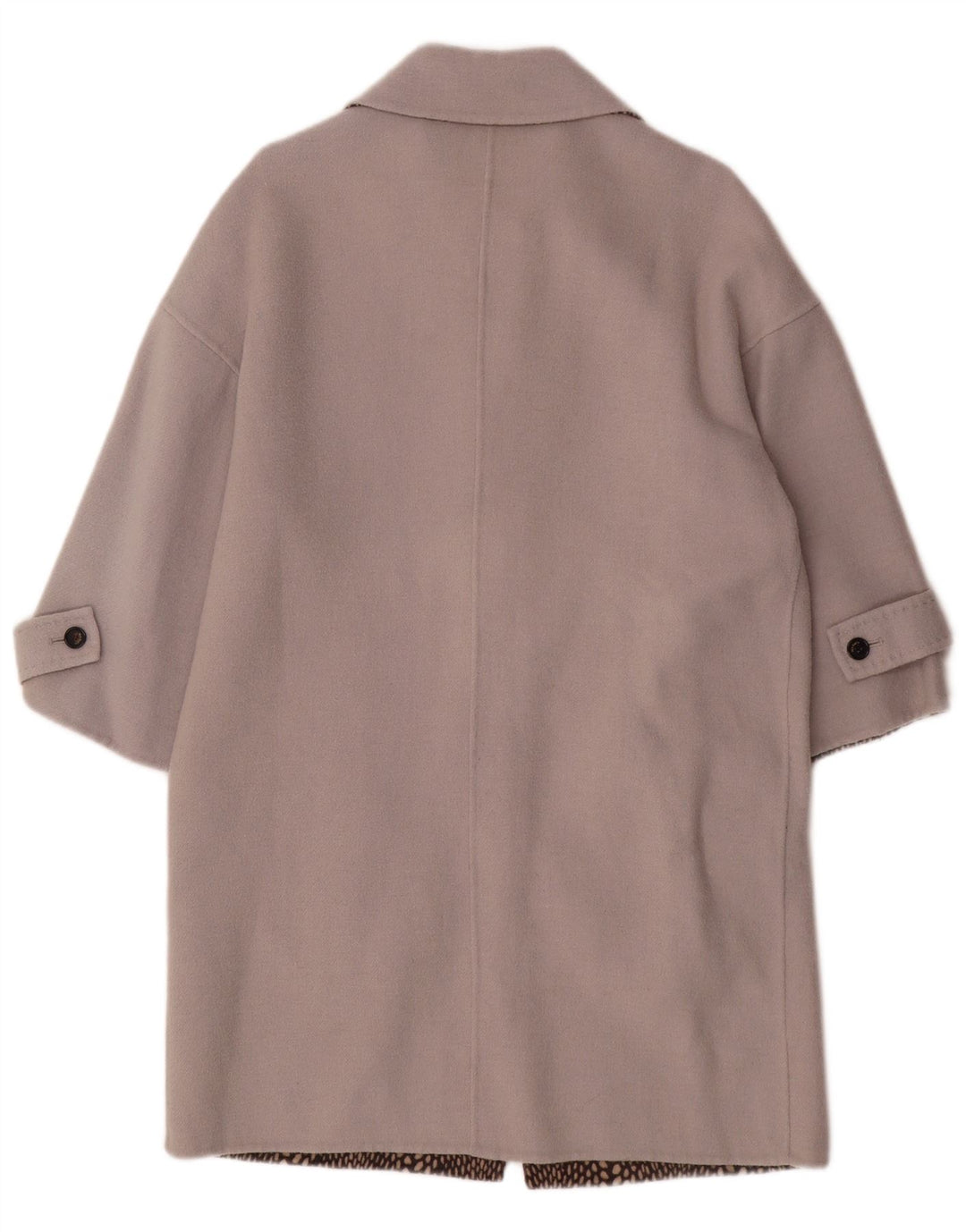 VINTAGE Damen Mantel UK 14 Large Grau