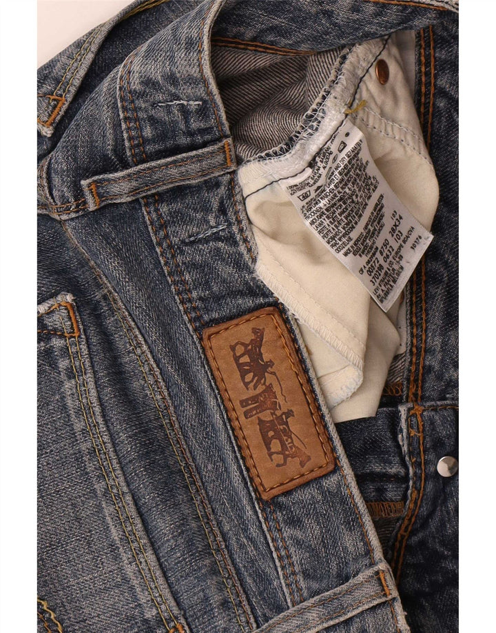Levi's Damen 572 Bootcut Jeans W28 L34 Blaue Baumwolle