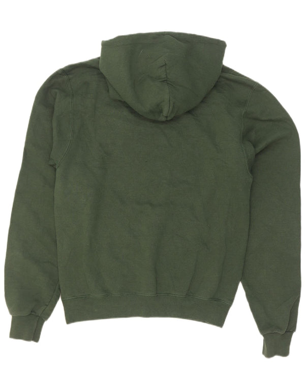 Champion Herren-Kapuzenpullover mit Grafik, Größe S, grüne Baumwolle