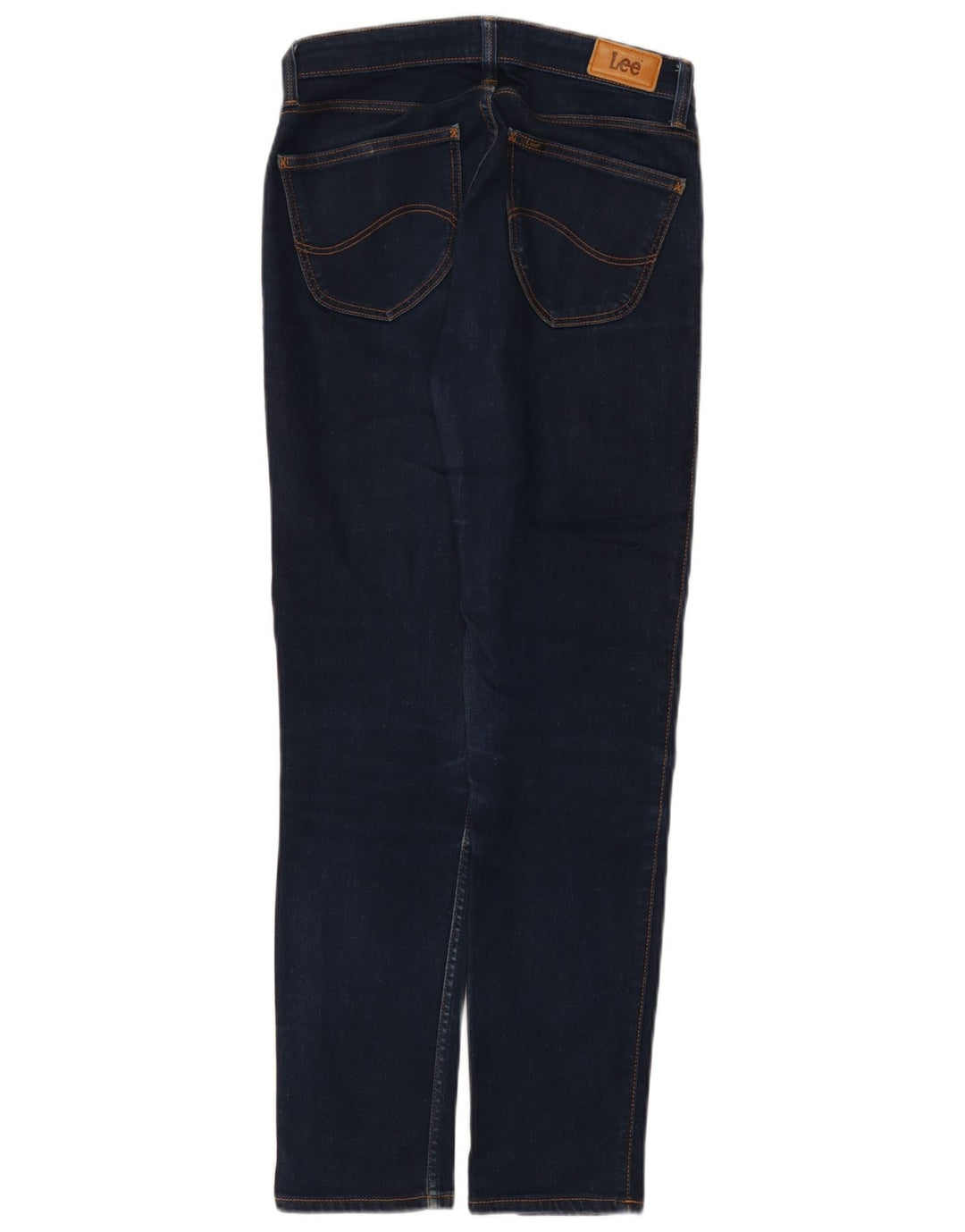 Lee Damen Elly Slim Jeans W28 L31 Marineblaue Baumwolle