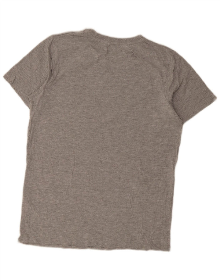 Penguin Herren-T-Shirt-Oberteil, groß, grau gesprenkelte Baumwolle