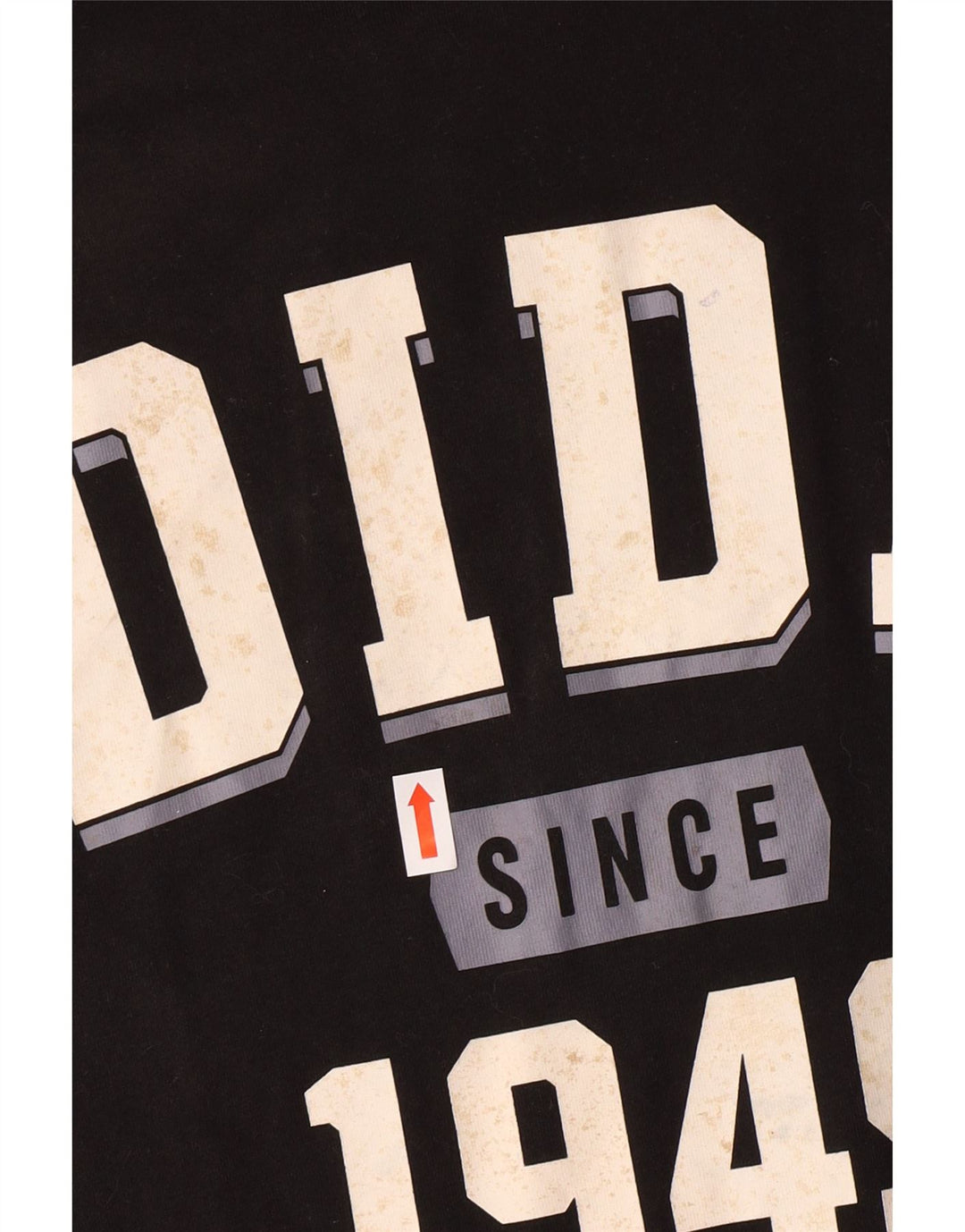 ADIDAS Herren Grafik T-Shirt Top 2XL Schwarz Baumwolle