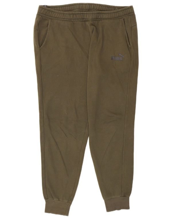 Puma Mens Tracksuit Trousers Joggers XL  Khaki