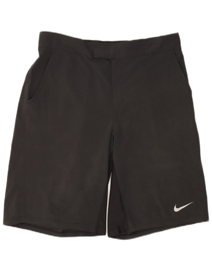 Nike Herren-Dri-Fit-Chino-Shorts, Größe L, W34, Grau, Polyester